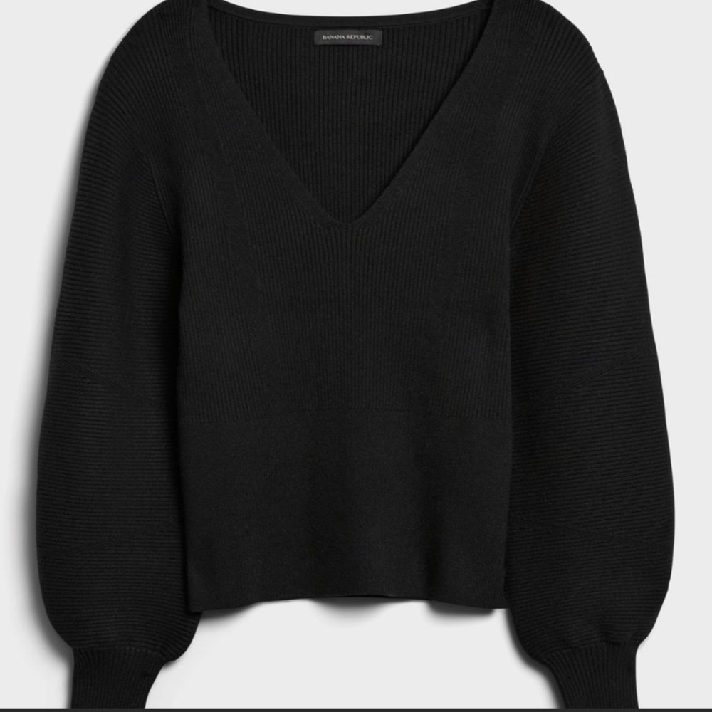 Banana Republic Balloon Sleeve Statement Sweater